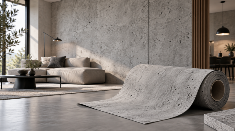 Elastyczny beton architektoniczny – beton w rolce